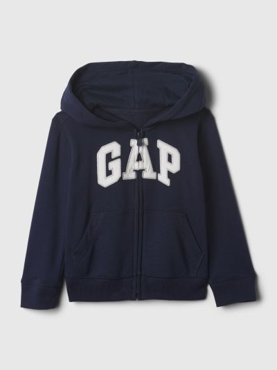 Μπλε babyGap Logo Zip Φούτερ-886632000