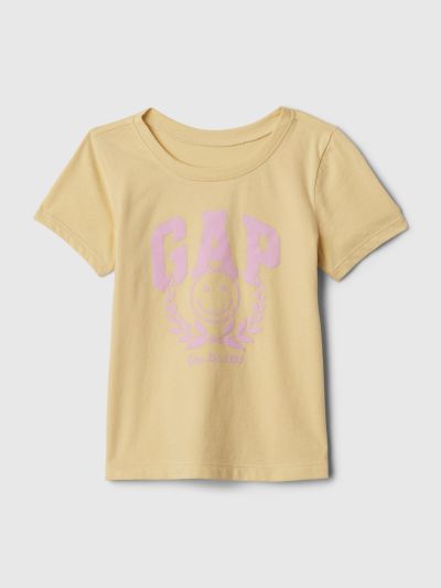 Κίτρινη babyGap Logo Μπλούζα-886647000