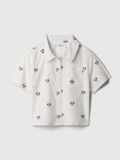 Άσπρο babyGap | Disney Minnie Mouse Πουκάμισο-880715000
