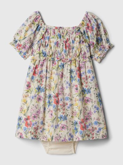Multi babyGap Puff Sleeve Φόρεμα-880619001