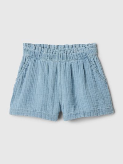 Μπλε babyGap Crinkle Gauze Pull-On Σορτς-854817003