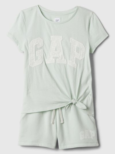 Πράσινο Παιδικό Gap Logo Two-Piece Σύνολο Σετ-885529000
