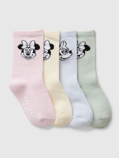 Multi babyGap | Disney Minnie Mouse Crew Κάλτσες (4-Pack)-873461000
