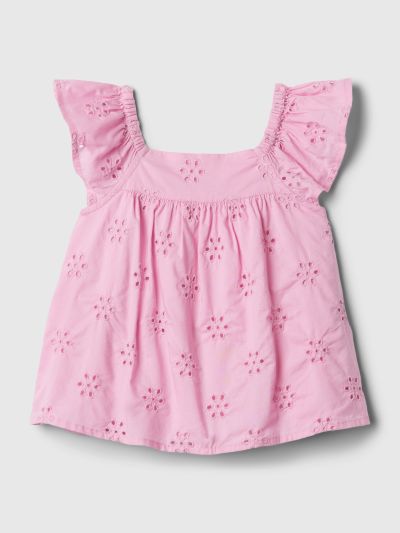 Ροζ babyGap Eyelet Τοπ-880569000