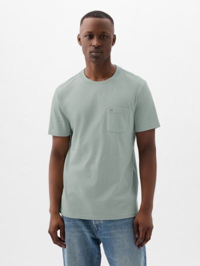 Μπλε Organic Cotton Pocket Μπλούζα-857901000