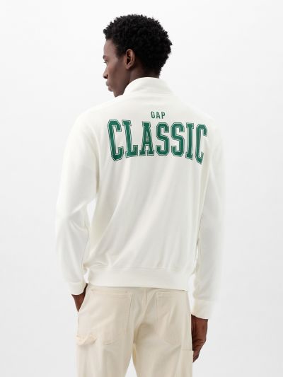 Άσπρο Gap Logo Pullover Φούτερ-856267002