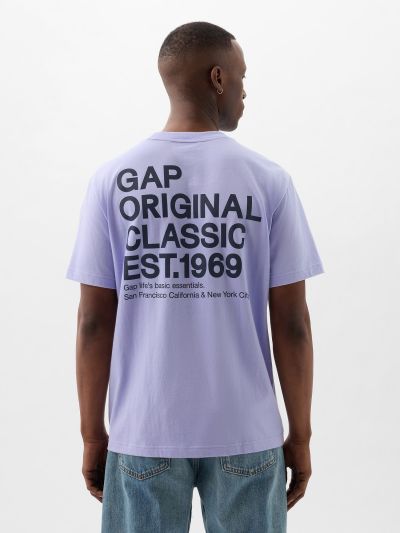 Μωβ Gap Logo Graphic Μπλούζα-857897003
