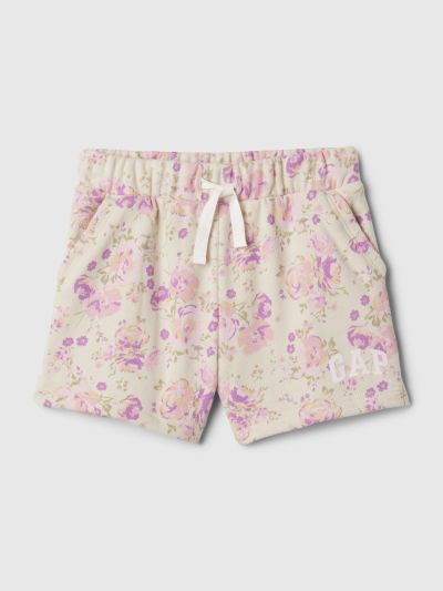 Μπεζ babyGap Logo Pull-On Σορτς-443440000