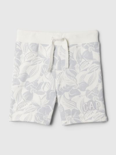 Γκρι babyGap Logo Pull-On Σορτς-410112000