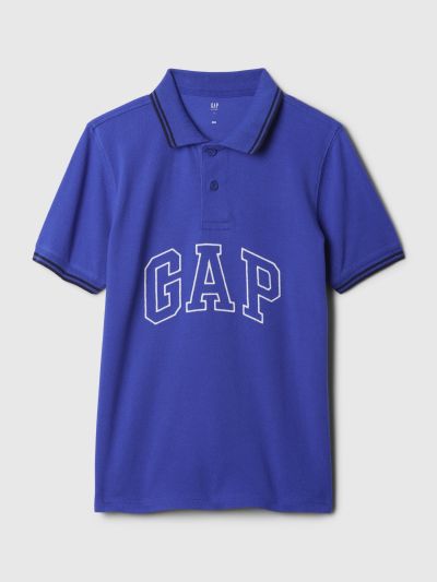 Μπλέ Παιδική Gap Logo Πόλο Μπλούζα-432532001