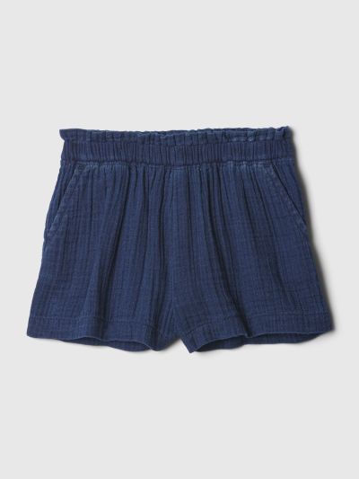 Μπλε babyGap Crinkle Gauze Pull-On Σορτς-854817002