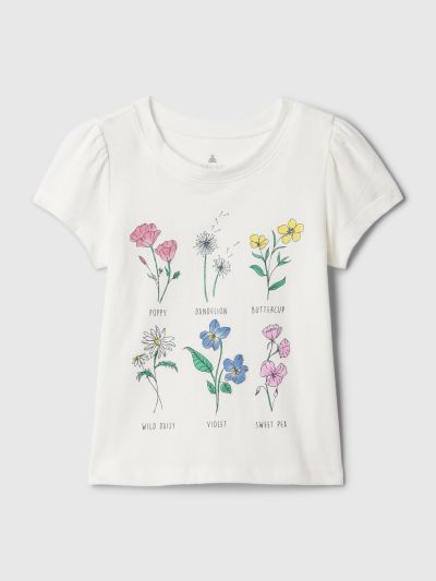 Μπλε babyGap Mix and Match Graphic Μπλούζα-854865008
