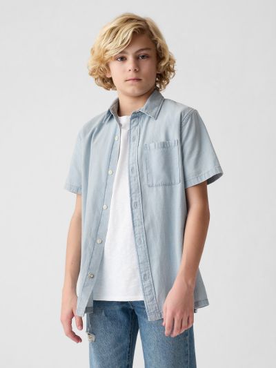 Kids Denim Shirt-858548000