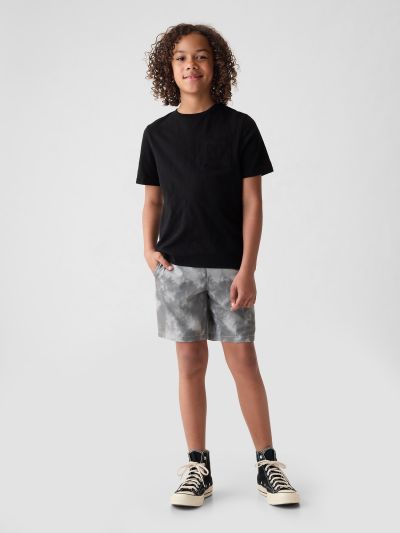 Πράσινο GapFit Παιδικό Quick-Dry Σορτς-885236007