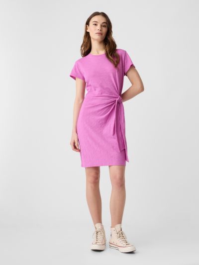 Ροζ Knit Φόρεμα-407153000