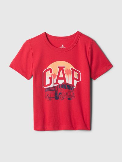 Κόκκινη babyGap Mix and Match Graphic Μπλούζα-434155006