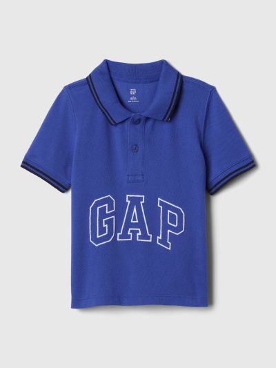 Μπλε Νηπιακή Gap Logo Polo Μπλούζα-408362000