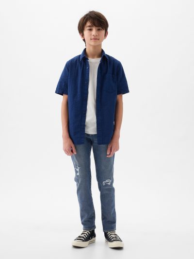 Kids Rip & Repair Slim Jeans-891286000
