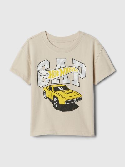 Μπεζ babyGap Hot Wheels Graphic Μπλούζα-434124001