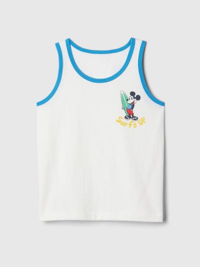 Άσπρο babyGap | Disney Graphic Αμάνικο Τοπ-434240000