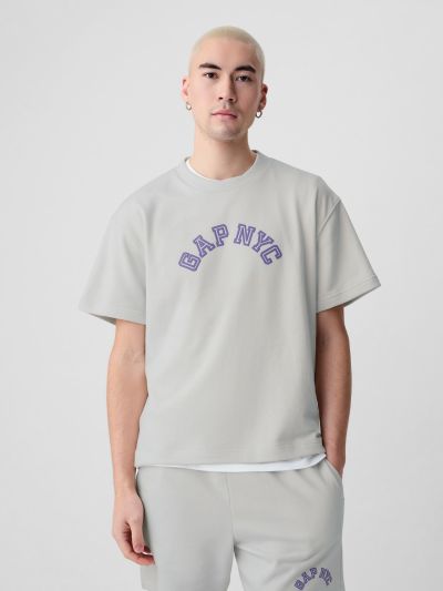 Γκρι Gap NYC Arch Logo Crew neck Φούτερ-862305000