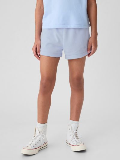Μπλε Παιδικό Mini Gap Logo Sweat Σορτς-427782003