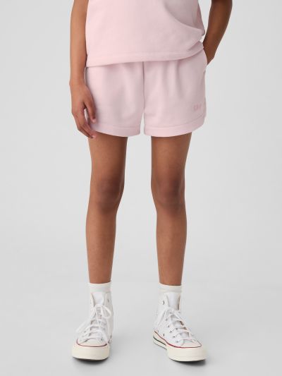 Ροζ Παιδικό Mini Gap Logo Sweat Σορτς-427782002