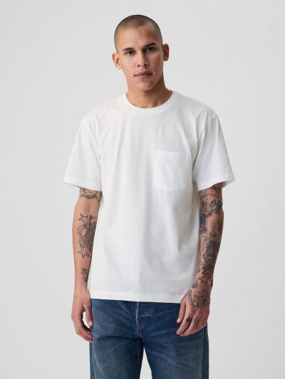 Original Pocket Κοντομάνικη μπλούζα με Τσέπη-507947000