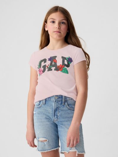 Ροζ Gap Logo Μπλούζα-410069004