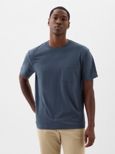 Original Pocket Κοντομάνικη μπλούζα με Τσέπη-507947019