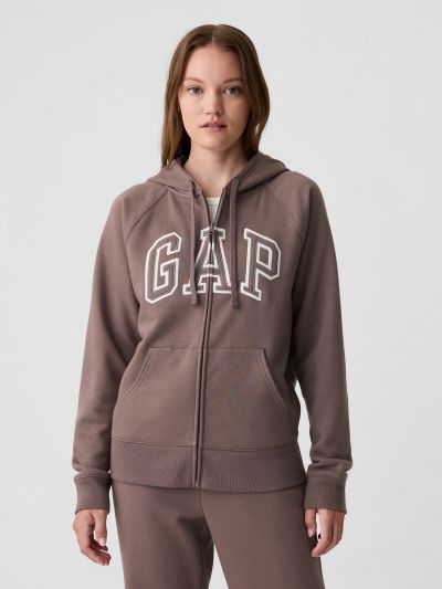 Μωβ Gap Logo Zip Φούτερ-463503049