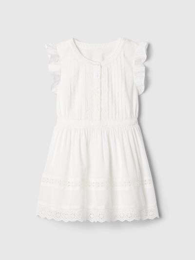babyGap Ruffle Eyelet Dress-434896000
