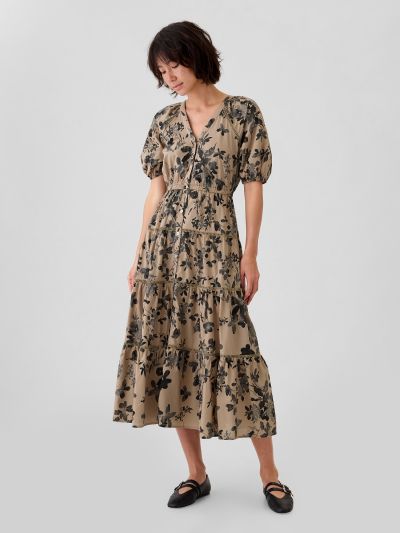 Tiered Maxi Shirtdress Φόρεμα-517740000
