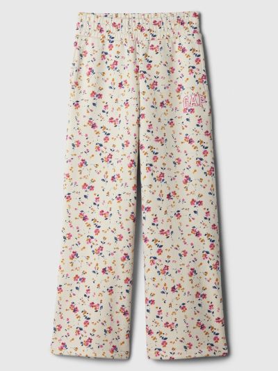 Kids Gap Logo Wide-Leg Sweatpants-541968002