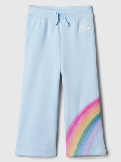 babyGap Logo Wide-Leg Pull-On Παντελόνι-503692001