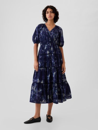 Tiered Maxi Shirtdress Φόρεμα-517740001