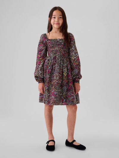 Παιδικό Puff Sleeve Φόρεμα-524044000