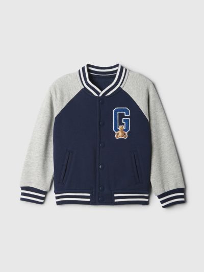 babyGap Vintage Soft Brannan Bear Varsity Jacket-500275000