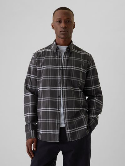 Γκρι Oxford Πουκάμισο σε Standard Fit-619568020