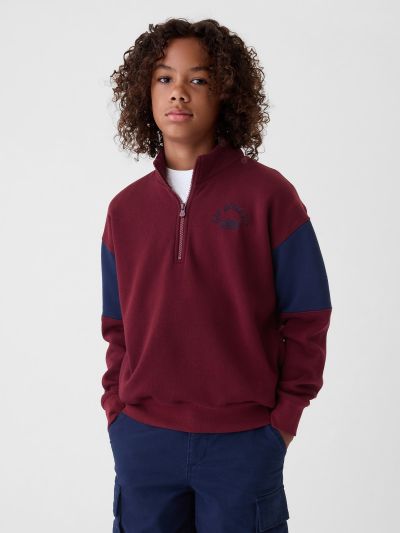 Παιδικό Half-Zip Πουλόβερ-544330001