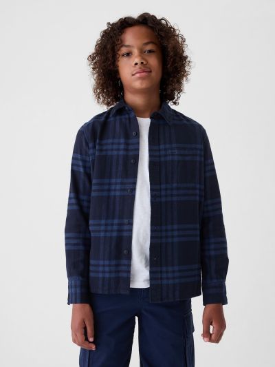Παιδικό Organic Cotton Flannel Πουκάμισο-523200002