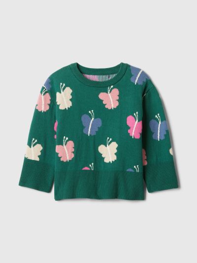 babyGap 24/7 Split-Hem Πουλόβερ-525509000