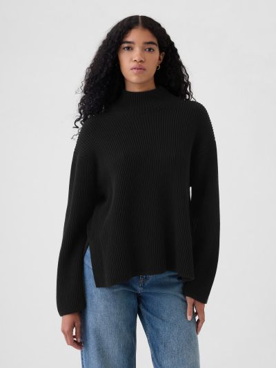 24/7 Split-Hem Mockneck Πουλόβερ-544799003