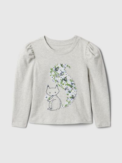 babyGap Mix and Match Puff Sleeve Μπλούζα-525362000