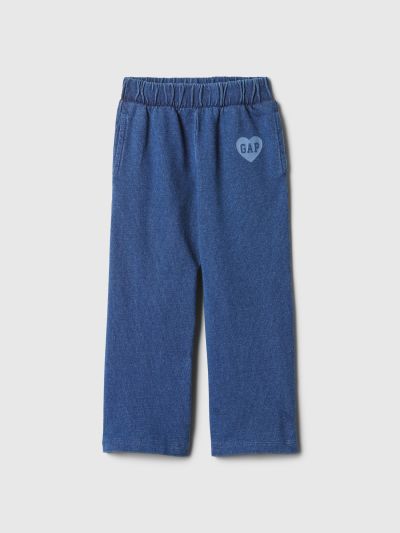babyGap Logo Wide-Leg Παντελόνι Φόρμας-525547001