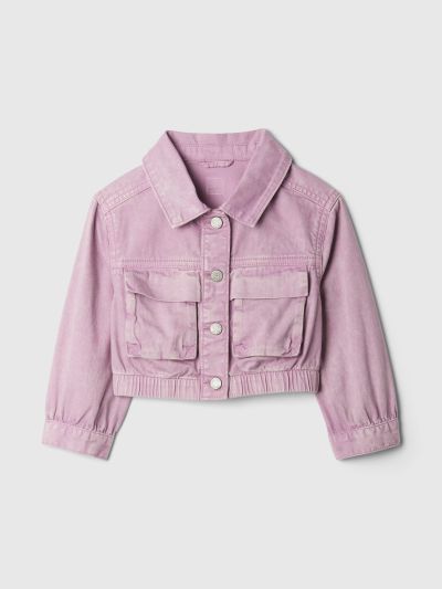 babyGap Cropped Denim Jacket-510315000