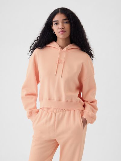 Vintage Soft Cropped Ζακέτα Φούτερ-523563010