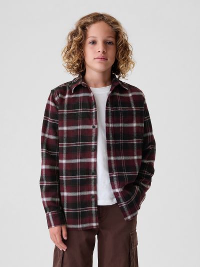 Παιδικό Organic Cotton Flannel Πουκάμισο-523200004