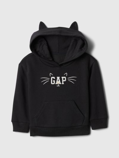 babyGap Relaxed Logo Cat Hoodie-542508000