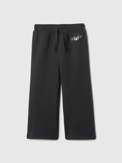 babyGap Logo Wide-Leg Pull-On Παντελόνι-503692000